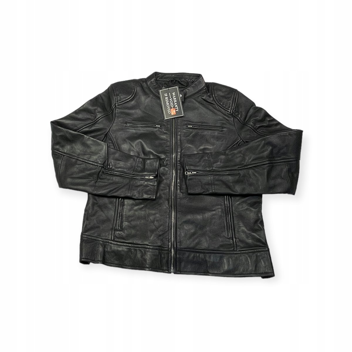 Skórzana kurtka damska ramoneska Real Leather L