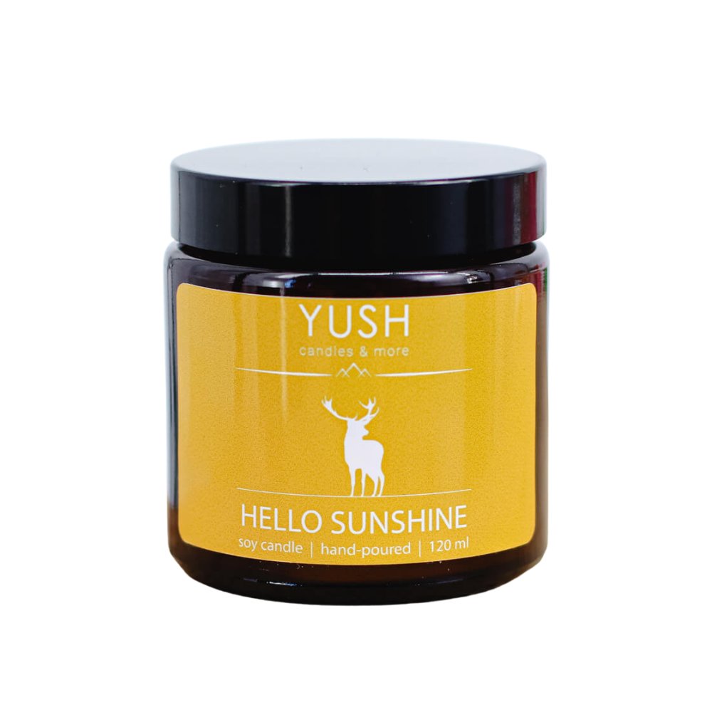 Hello Sunshine - Świeca Zapachowa Sojowa Waniliowa