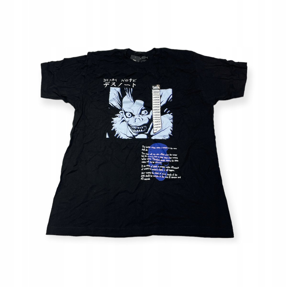 Koszulka T-shirt męski okrągły dekolt SPENCER'S DEATHNOTE L