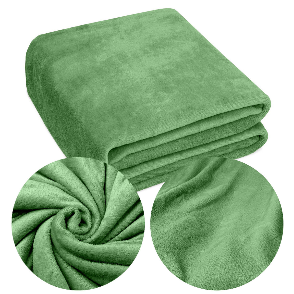 Koc 160 x 200 Mikrofibra Jednolita Juana 07