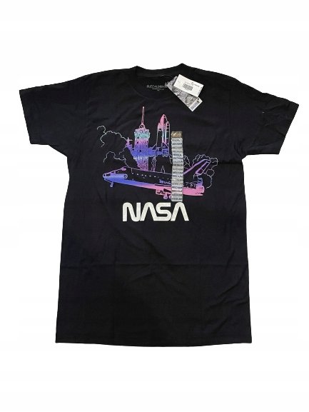 Czarna koszulka NASA Buzz Aldrin Spenser's S