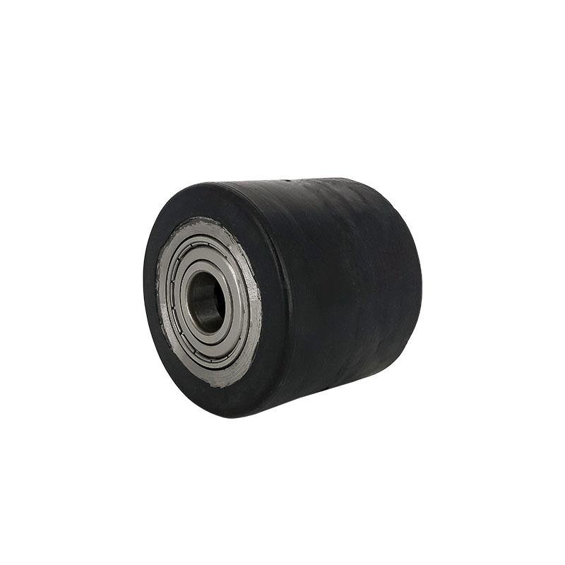 Rolki aluminiowo - gumowe 80mm x 70 mm - otwór 25 mm