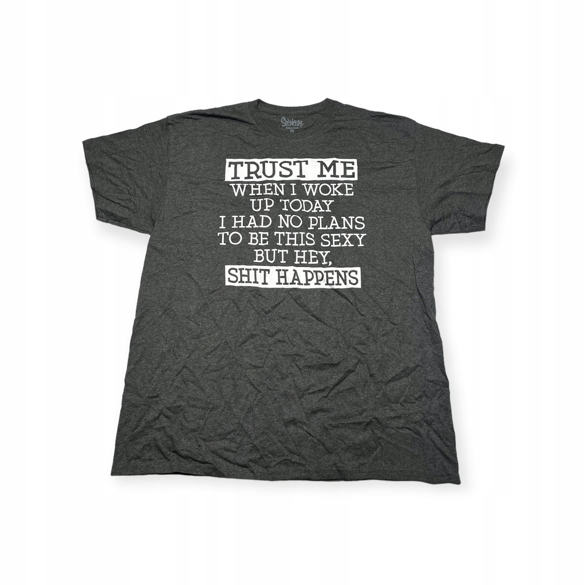 Koszulka T-shirt męski okrągły dekolt SPENCER'S NADRUK S