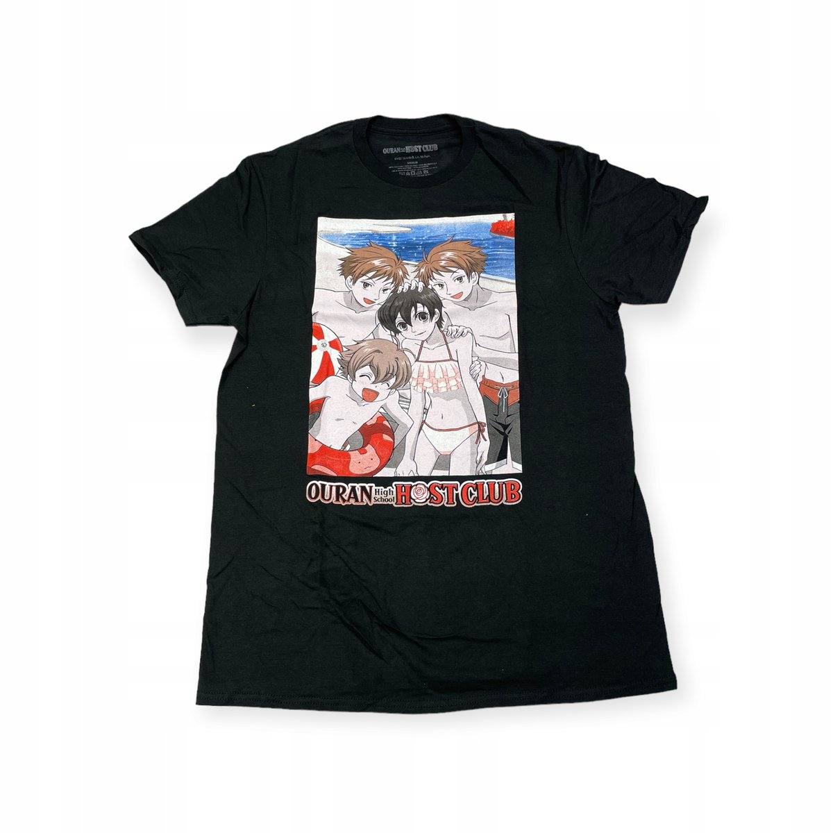 Koszulka T-shirt męski okrągły dekolt SPENCER'S OURAN HOST CLUB M