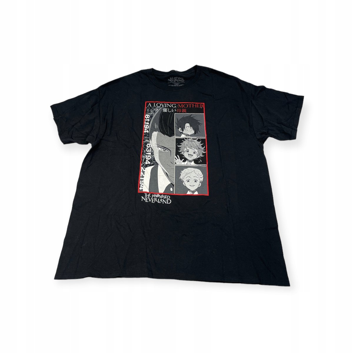 Koszulka T-shirt męski okrągły dekolt SPENCER'S THE PROMISED NEVERLAND XL