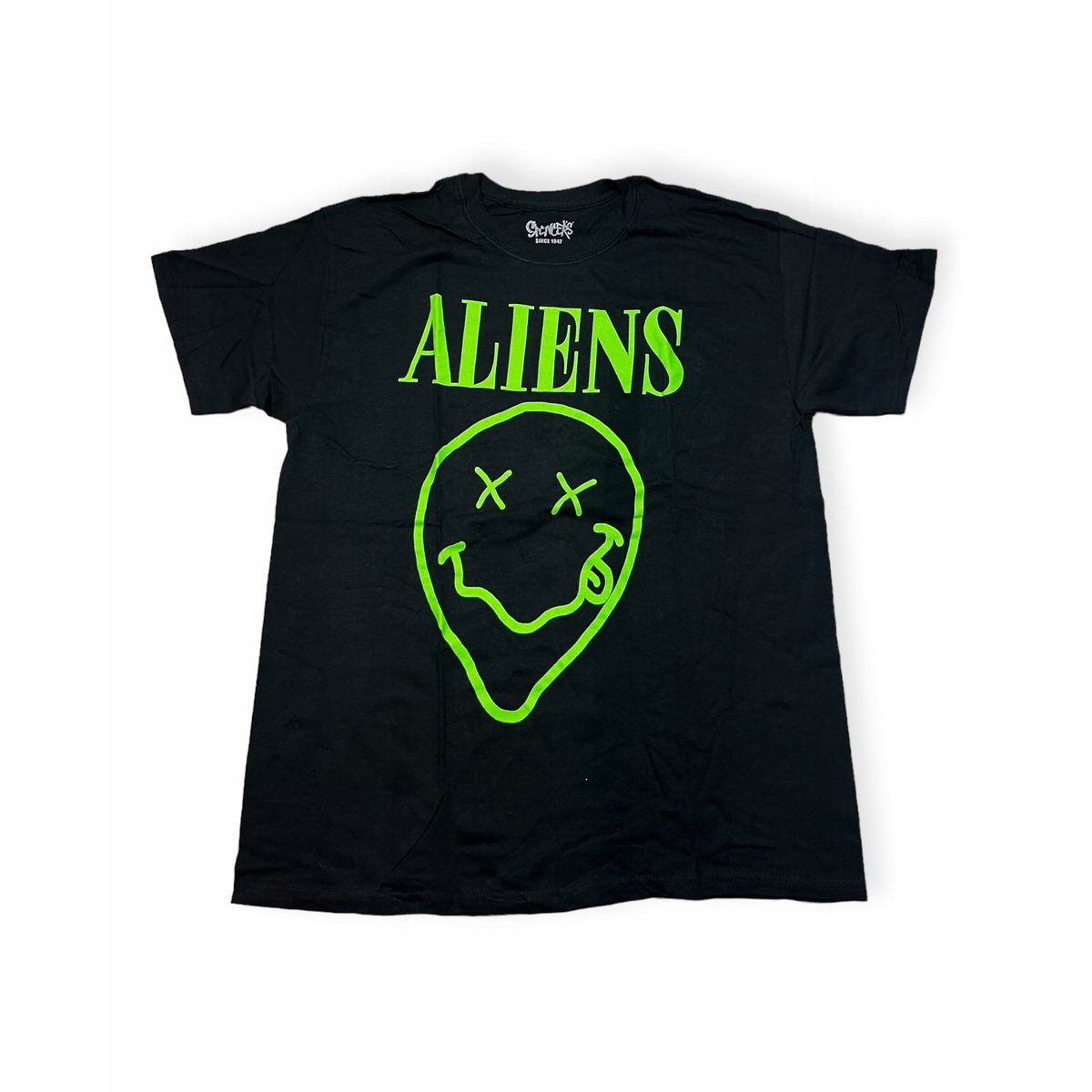 Koszulka T-shirt męski okrągły dekolt SPENCER'S nadruk L