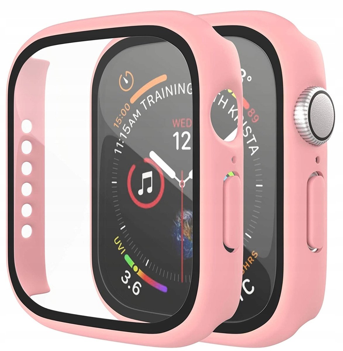 Etui do APPLE WATCH 7/8/9/SE 41MM obudowa + szkło ochronne case cover