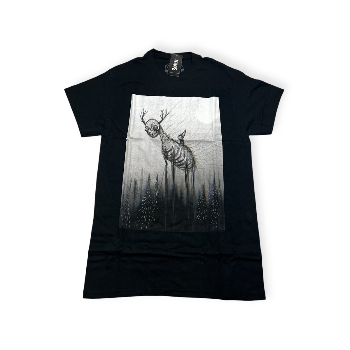 Koszulka T-shirt męski okrągły dekolt SPENCER'S NADRUK M
