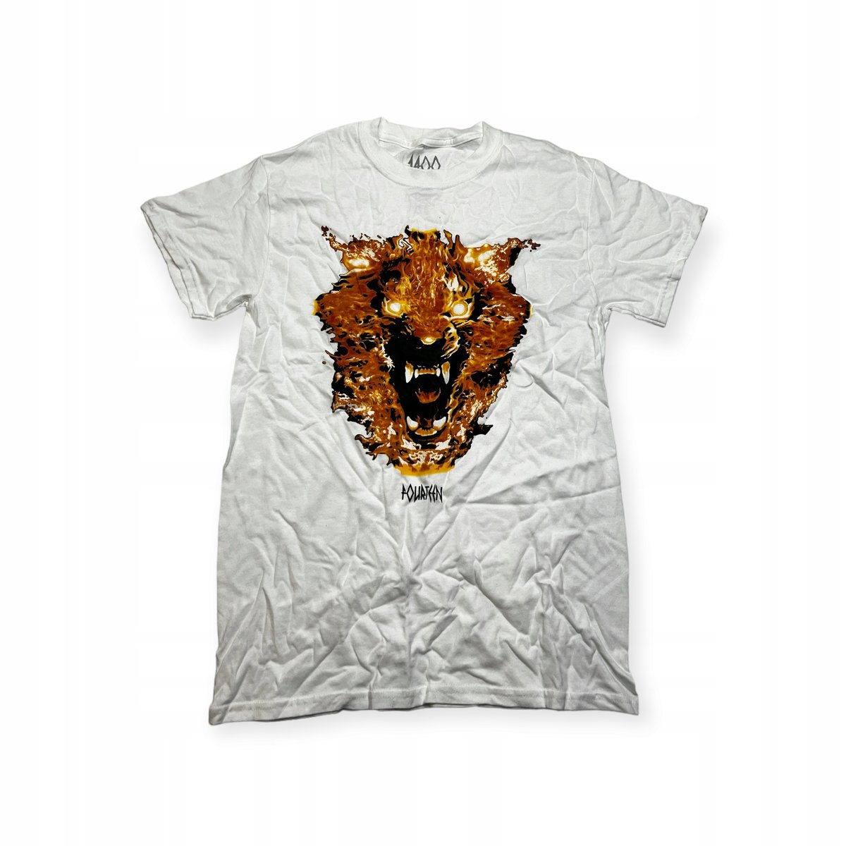 Koszulka T-shirt męski okrągły dekolt SPENCER'S NADRUK L