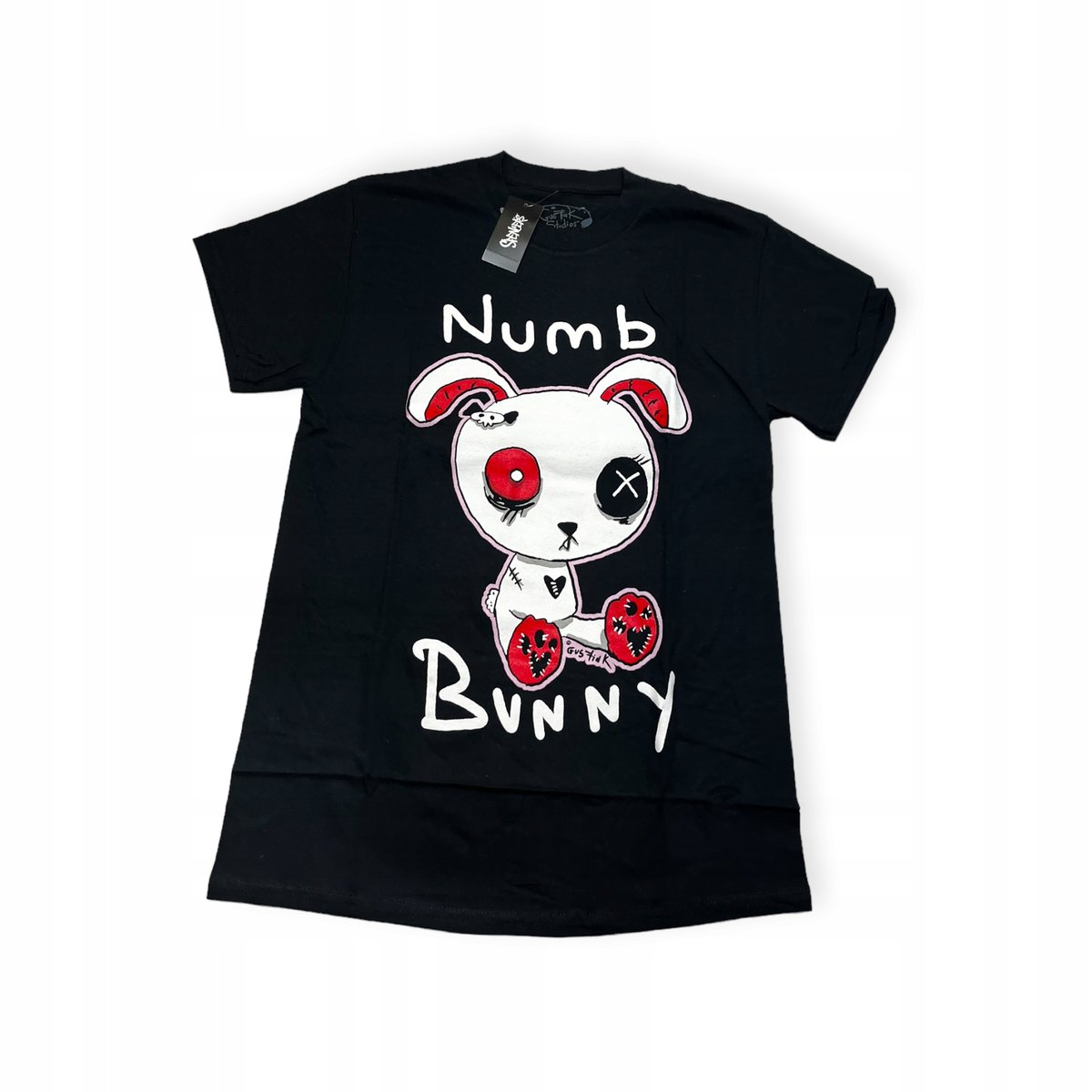 Koszulka T-shirt męski okrągły dekolt SPENCER'S NADRUK L