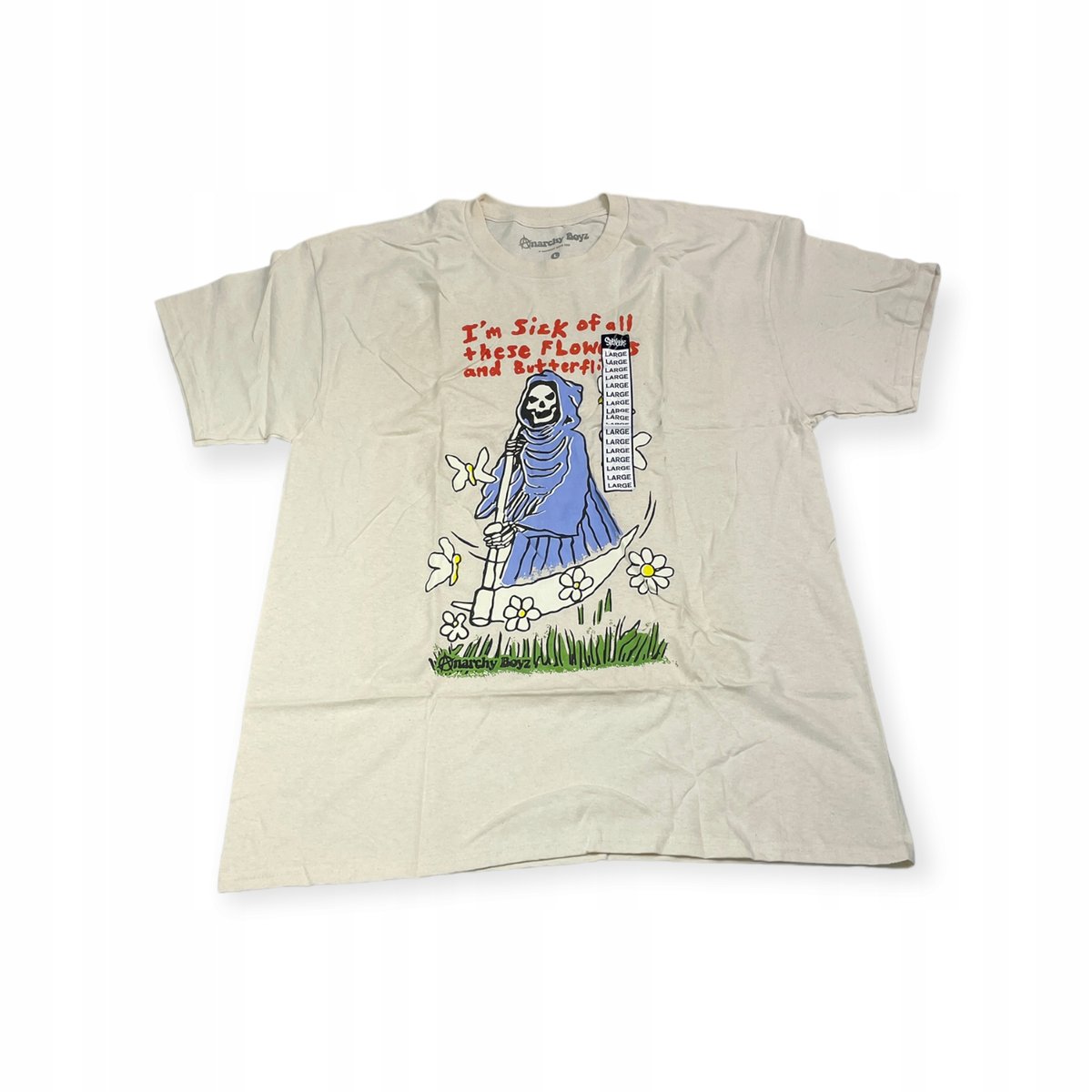 Koszulka T-shirt męski okrągły dekolt SPENCER'S NARCHY BOYZ L