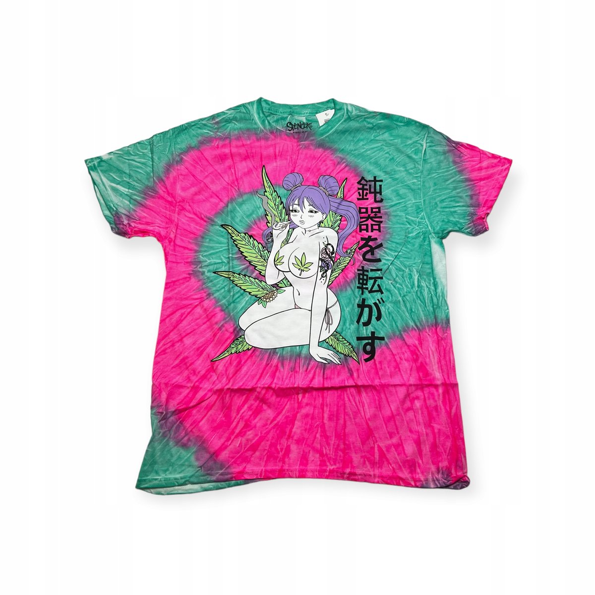 Koszulka T-shirt męski okrągły dekolt SPENCER'S nadruk M