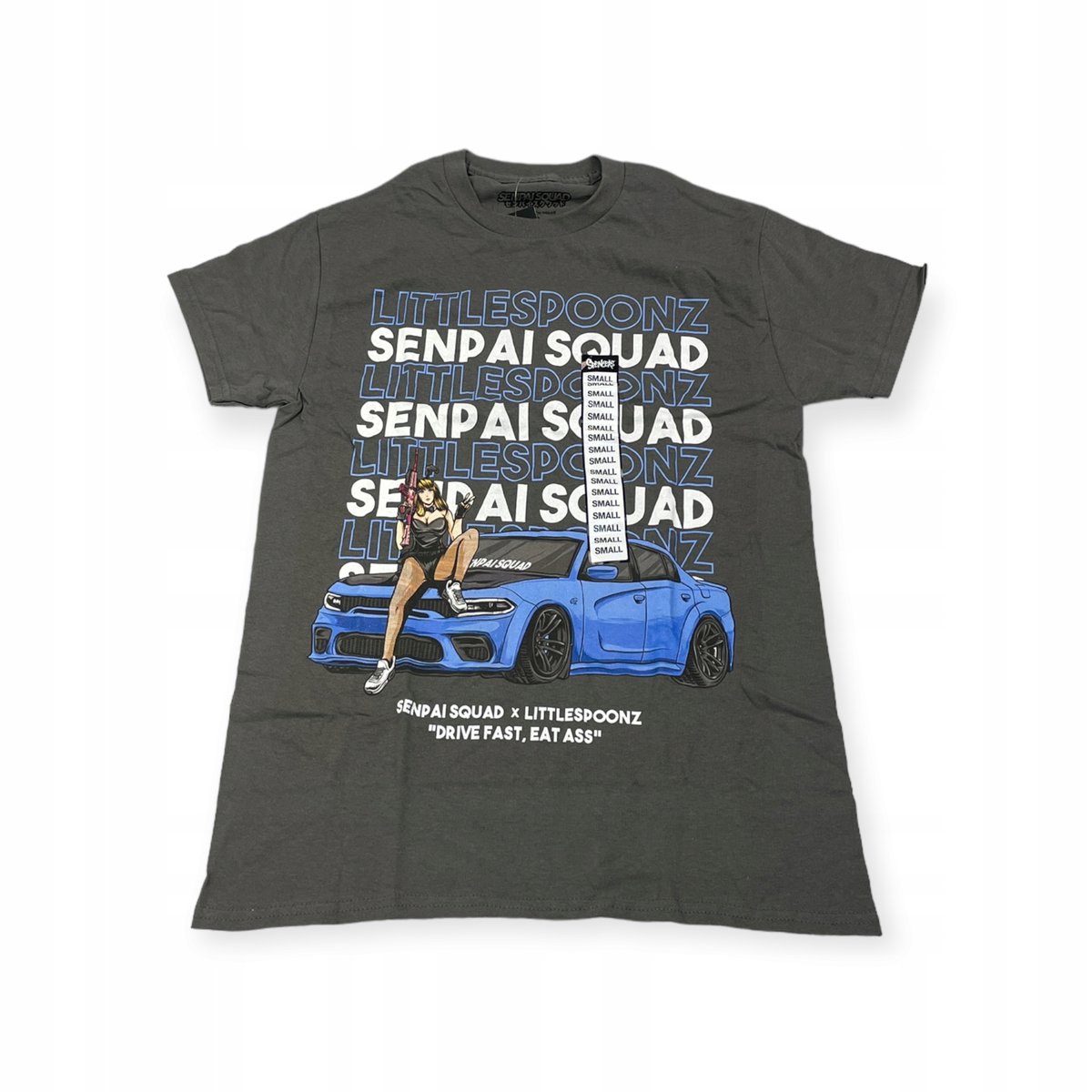 Koszulka T-shirt męski okrągły dekolt SPENCER'S SENPAI SQUAD M