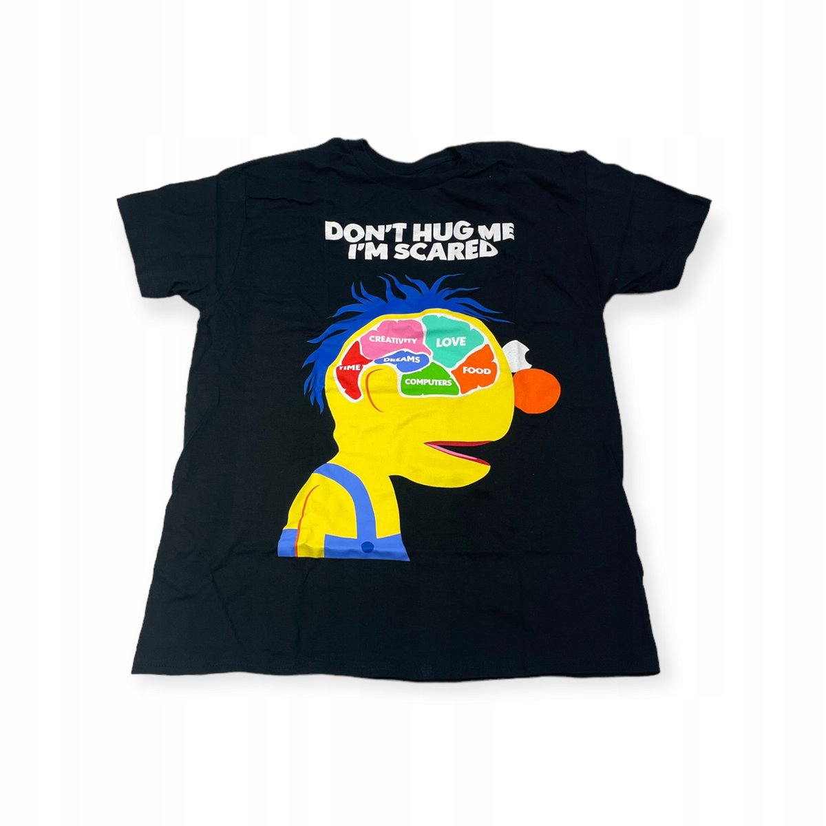 Koszulka T-shirt męski okrągły dekolt SPENCER'S DON'T HUG ME I'M SCARDED M
