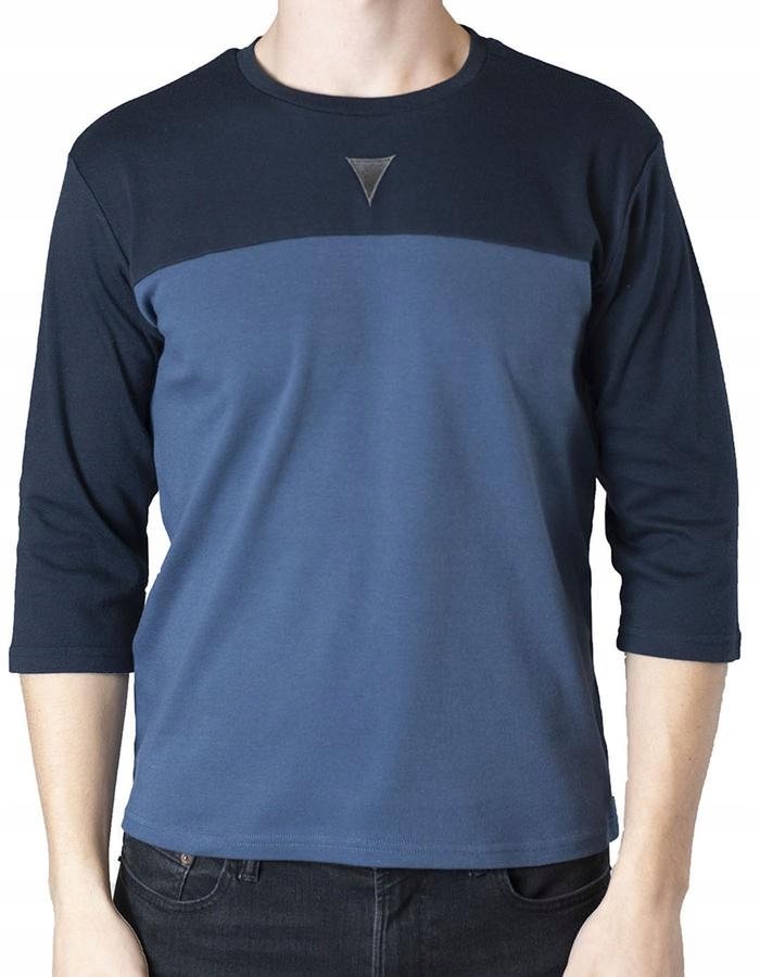 Klasyczna granatowa koszulka T-shirt Spear Point XL