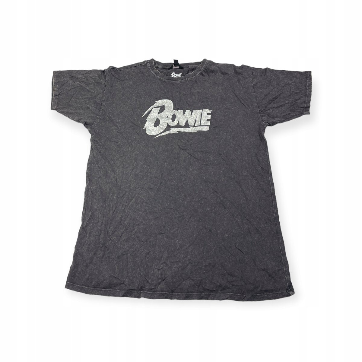 Koszulka T-shirt męski okrągły dekolt BOWIE New Look M