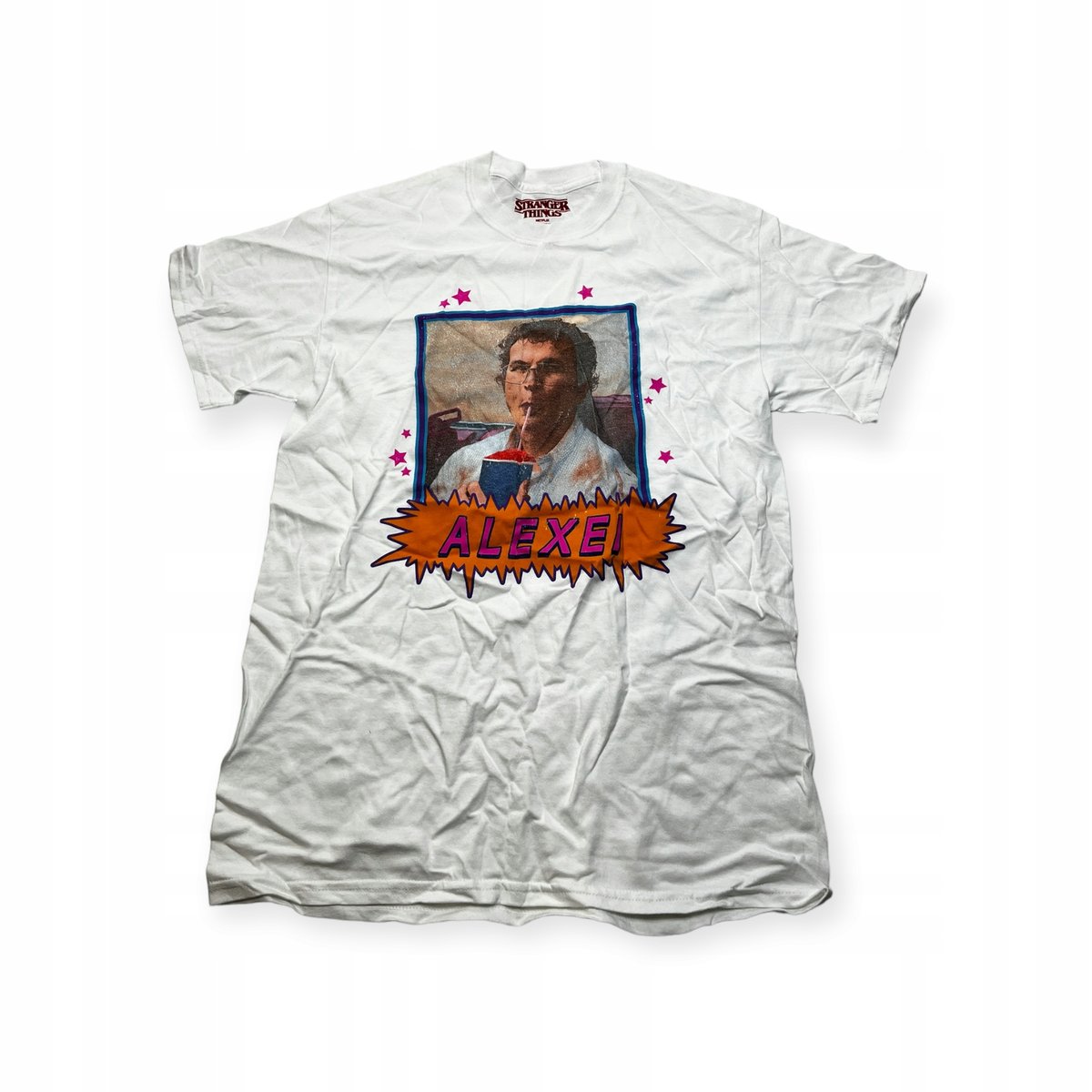 Koszulka T-shirt męski okrągły dekolt SPENCER'S NADRUK M