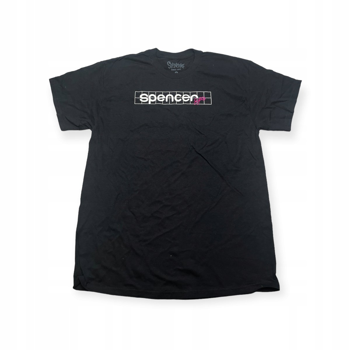 Koszulka T-shirt męski okrągły dekolt SPENCER'S nadruk XL