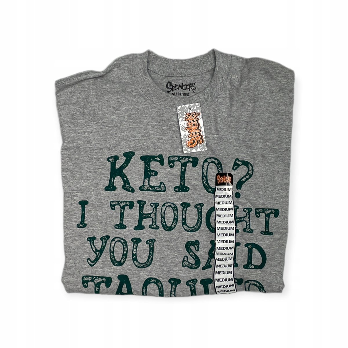 Koszulka t-shirt męski SPENCER'S napisy M