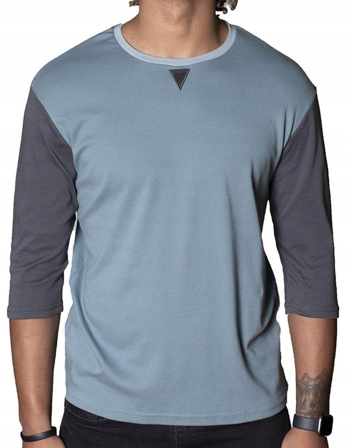 Klasyczna niebieska koszulka T-shirt Spear Point L