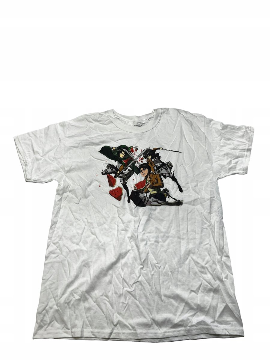 Koszulka T-shirt męski okrągły dekolt SPENCER'S NADRUK L