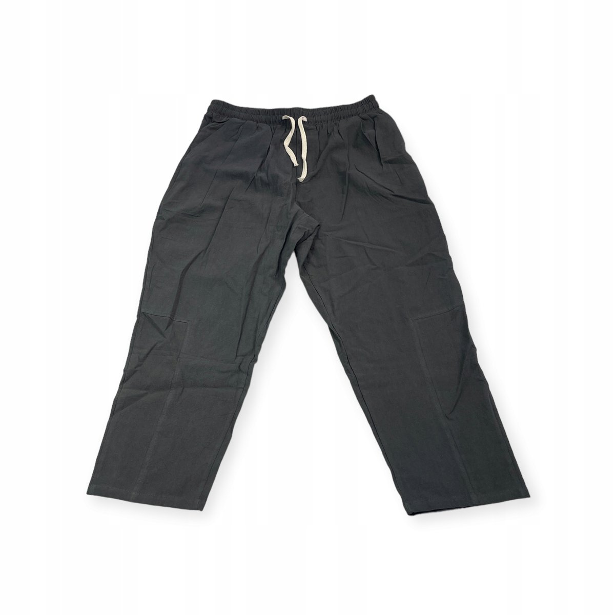 Materiałowe spodnie damskie BEZ MARKI L