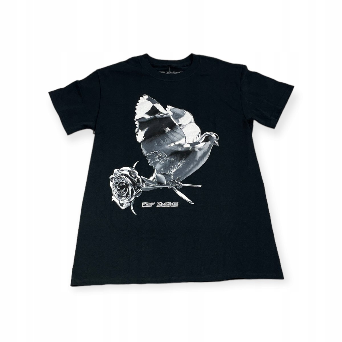 Koszulka T-shirt damski okrągły dekolt SPENCER'S POP SMOKE S