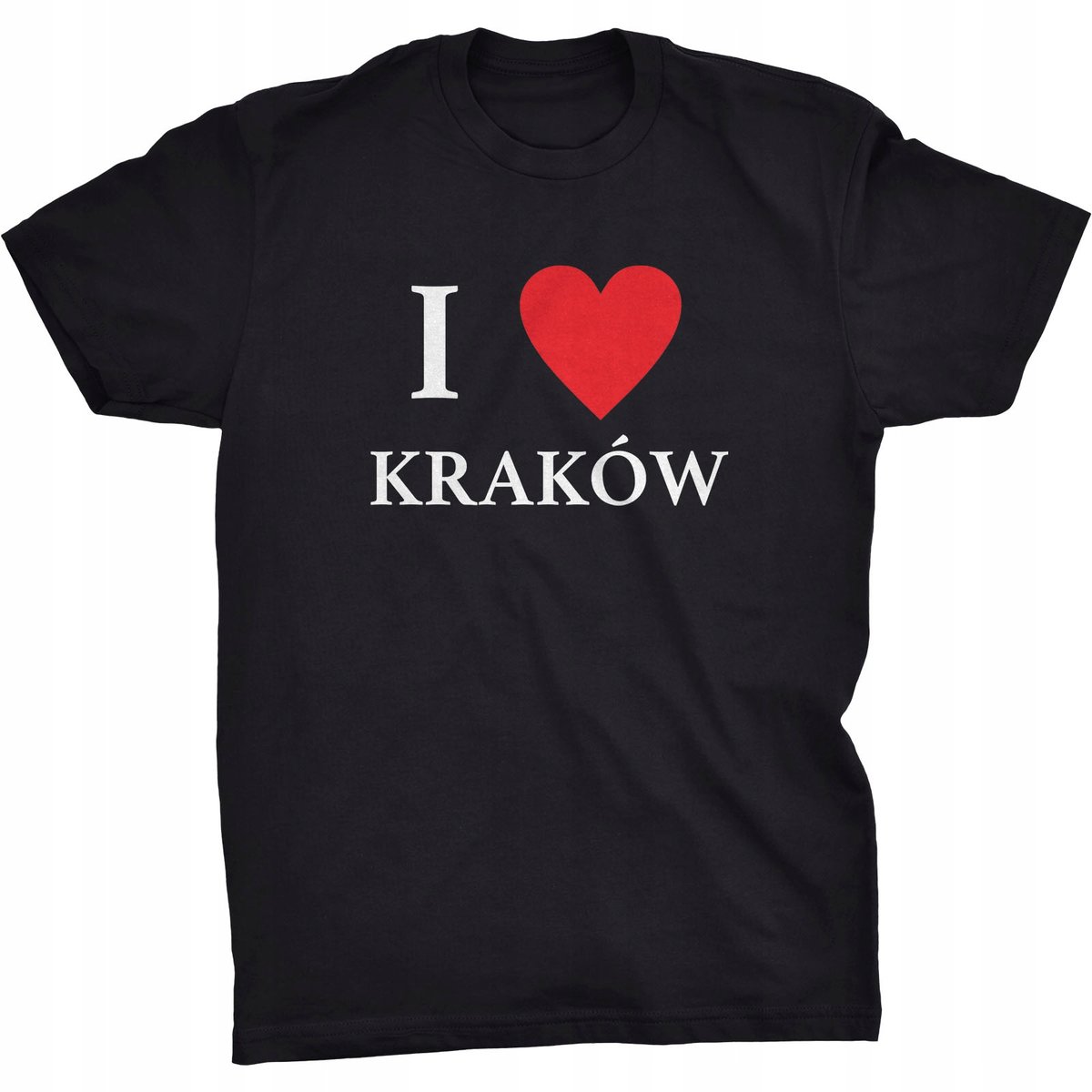 I Love Kraków Koszulka Z Nadrukiem Twoje Miasto