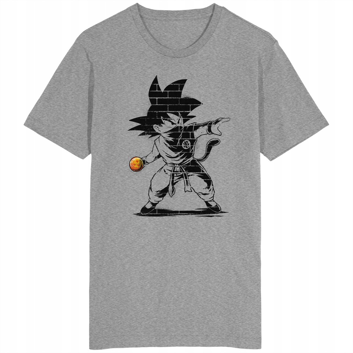 Goku Banksy Koszulka Dragon Ball Graffiti Mural