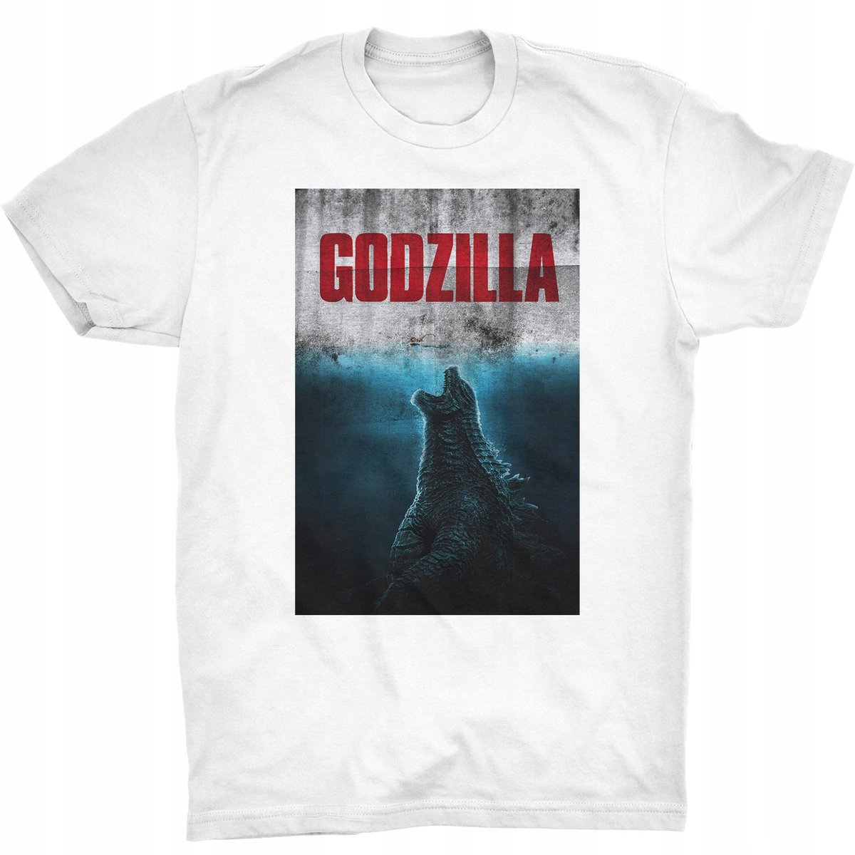 Godzilla Szczęki Koszulka Jaws Kaiju Potwór