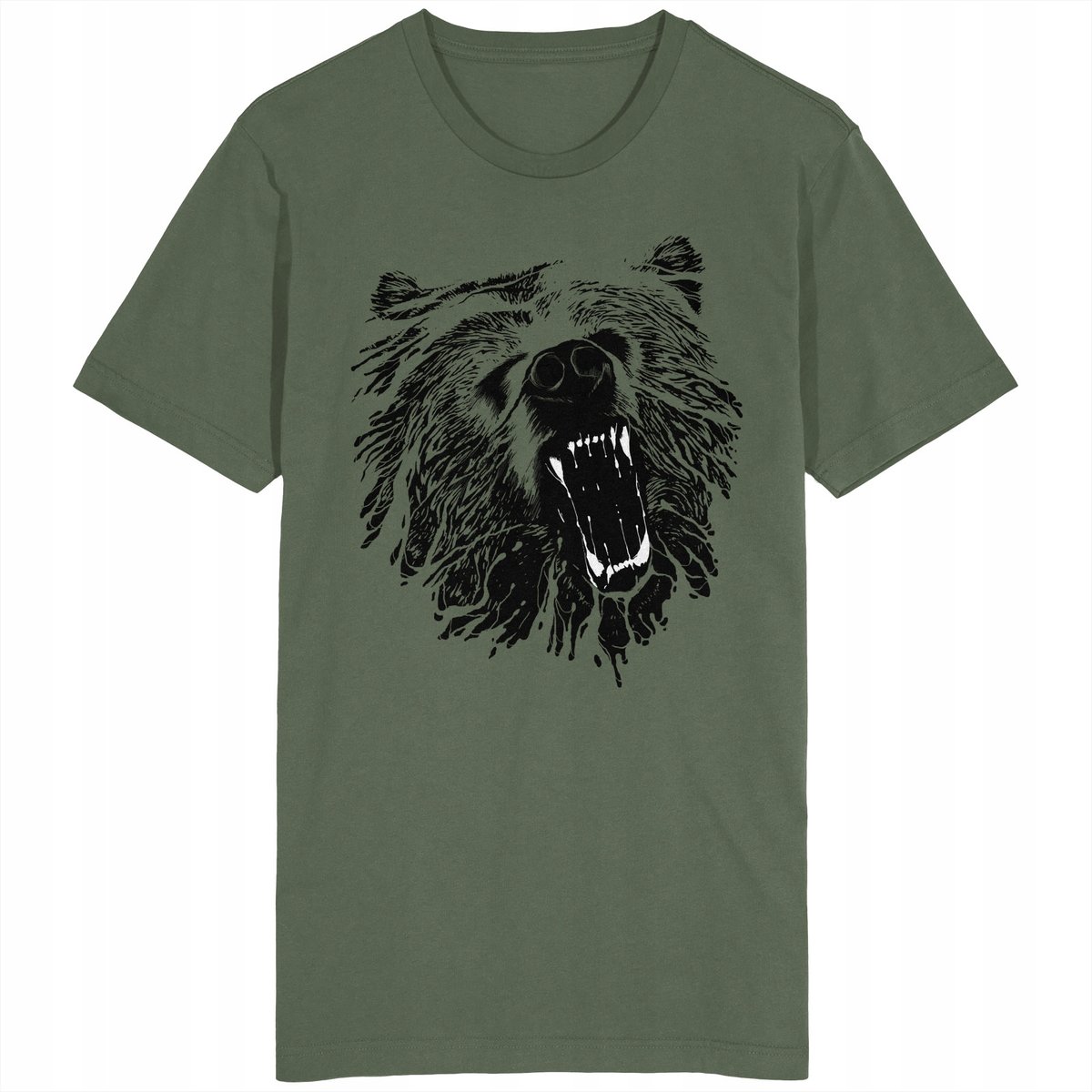 Grizlly Bear Koszulka Niedźwiedź Natura Zwierzęta