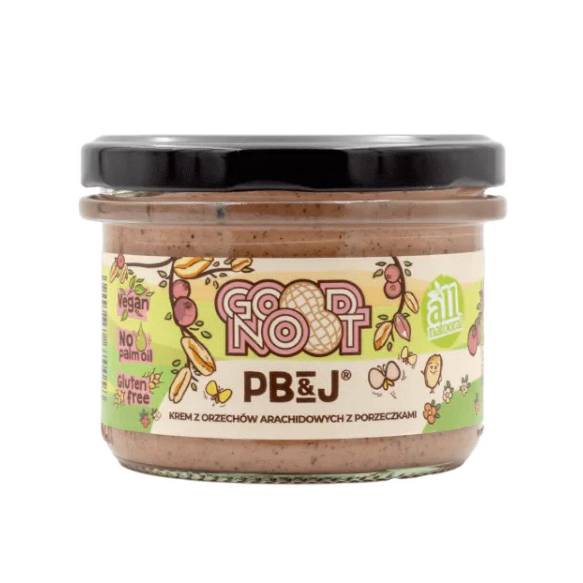 Good Noot, Krem orzechowy z porzeczką PB&J, 200g