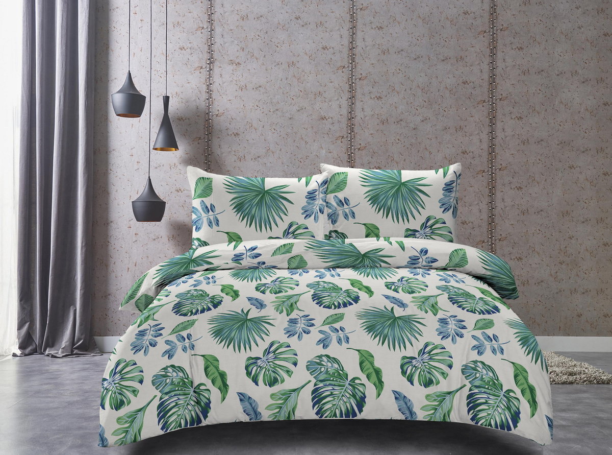 Pościel Bawełniana 140X200 Paprotka