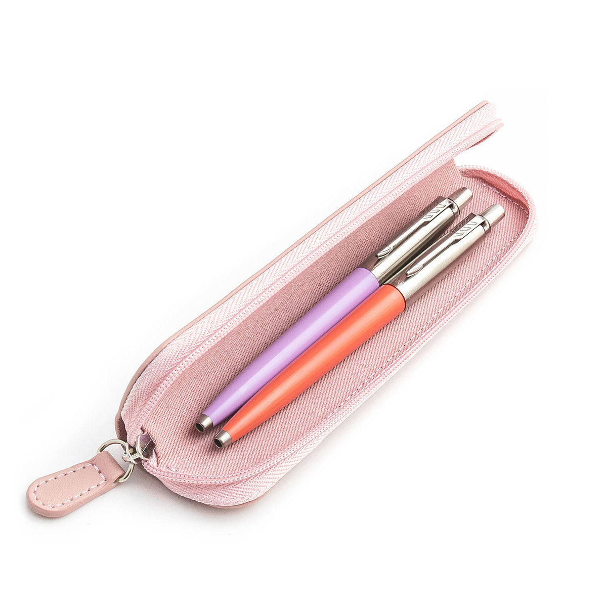 Zestaw prezentowy długopis Parker Jotter Originals Liliowy i Koralowy z różowym etui