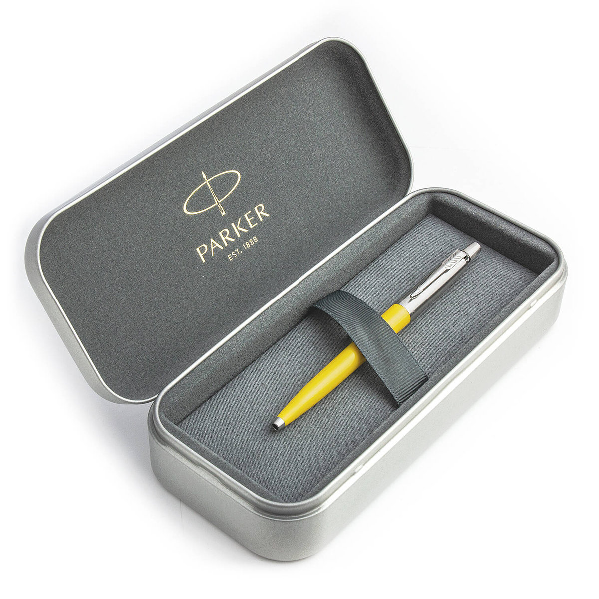 Zestaw prezentowy długopis Parker Jotter Originals Żółty w metalowym pudełku