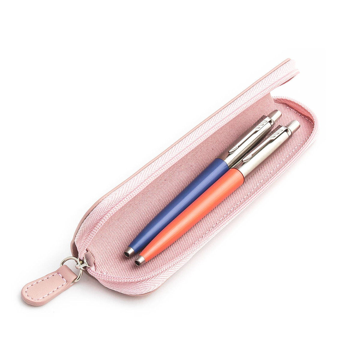 Zestaw prezentowy długopis Parker Jotter Originals Niebieski i Koralowy z różowym etui