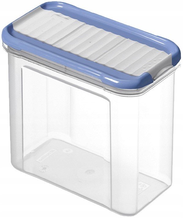 Pojemnik na żywność kuchenny plastikowy Rotho Domino 2 otwory 1000 ml