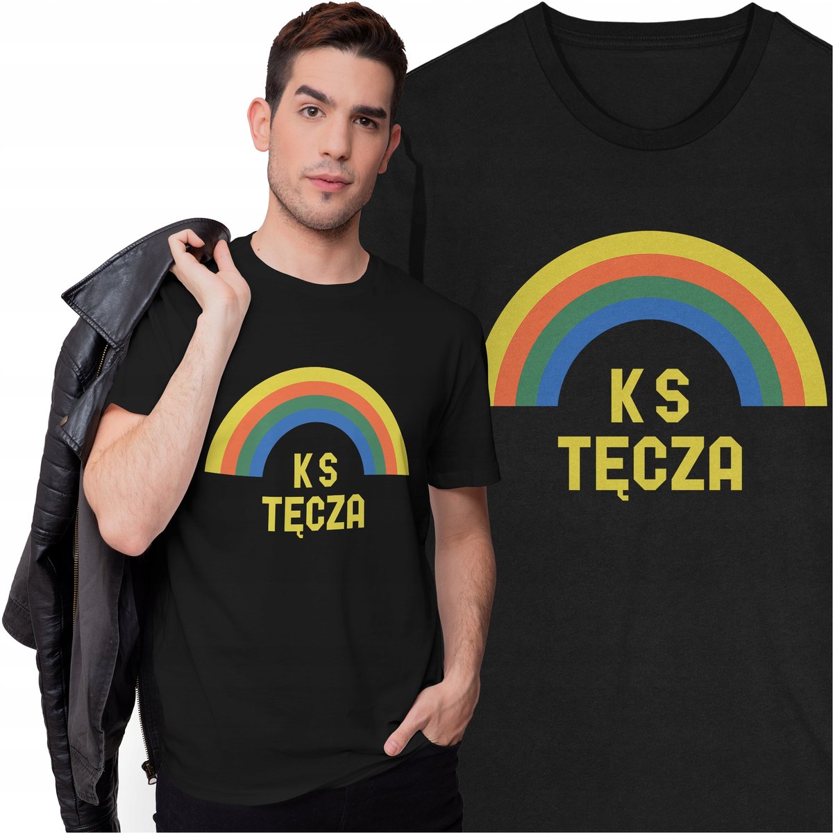 Koszulka KS Tęcza Klub Sportowy Tęcza Bareja Miś Polski Klasyk