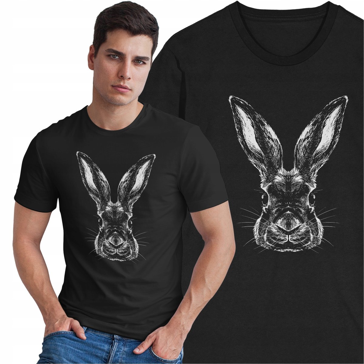 Koszulka Królik Zwierzęta Natura Środowisko Króliki