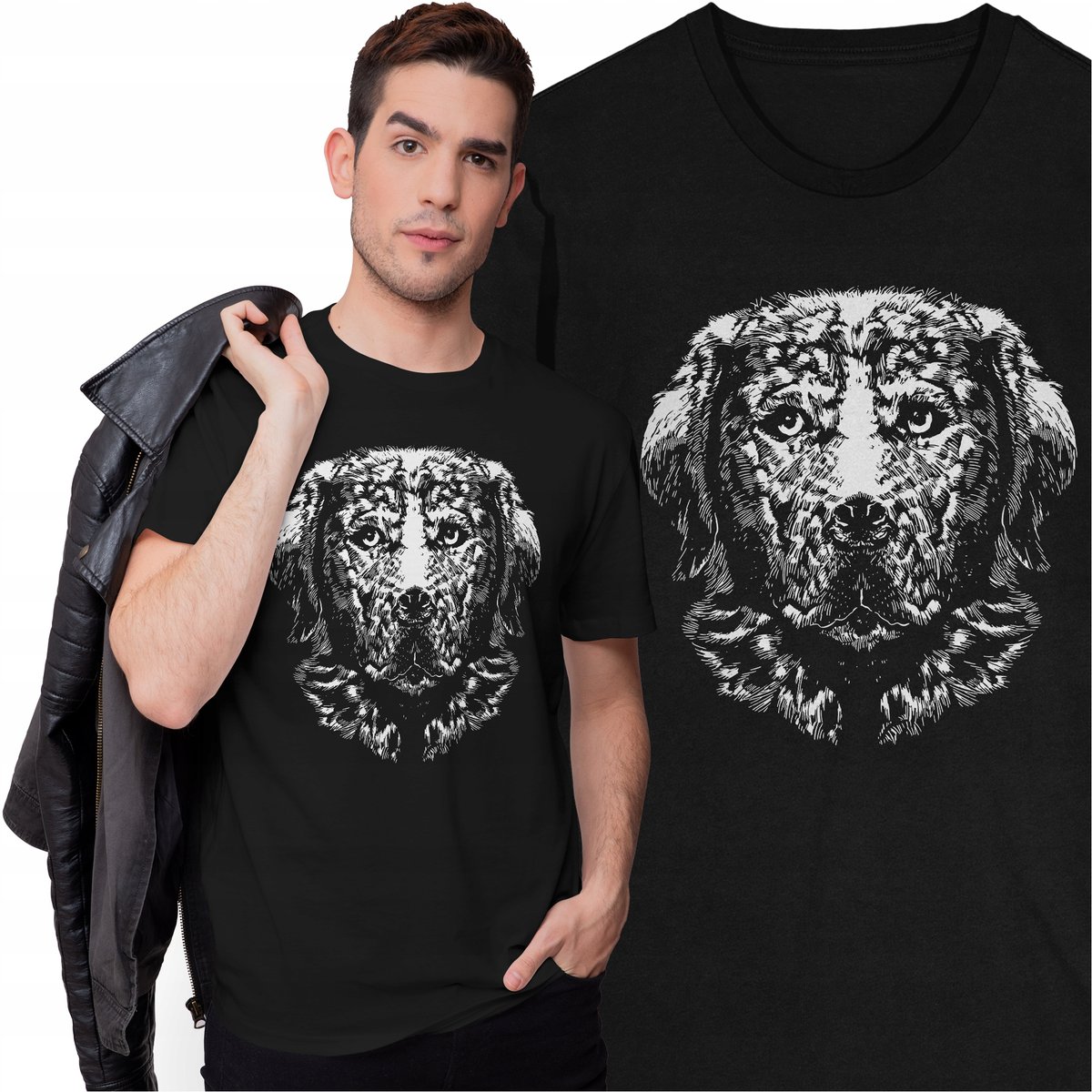 Koszulka Golden Retriever Pies Piesek T-shirt z Psem Zwierzęta