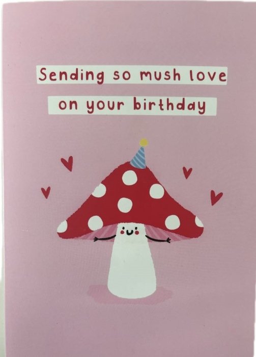 Kartka urodzinowa Sending so mush love on your birthday- Scribbler