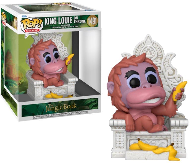 funko pop! jungle book 1491 king louie on throne figurka księga dżungli