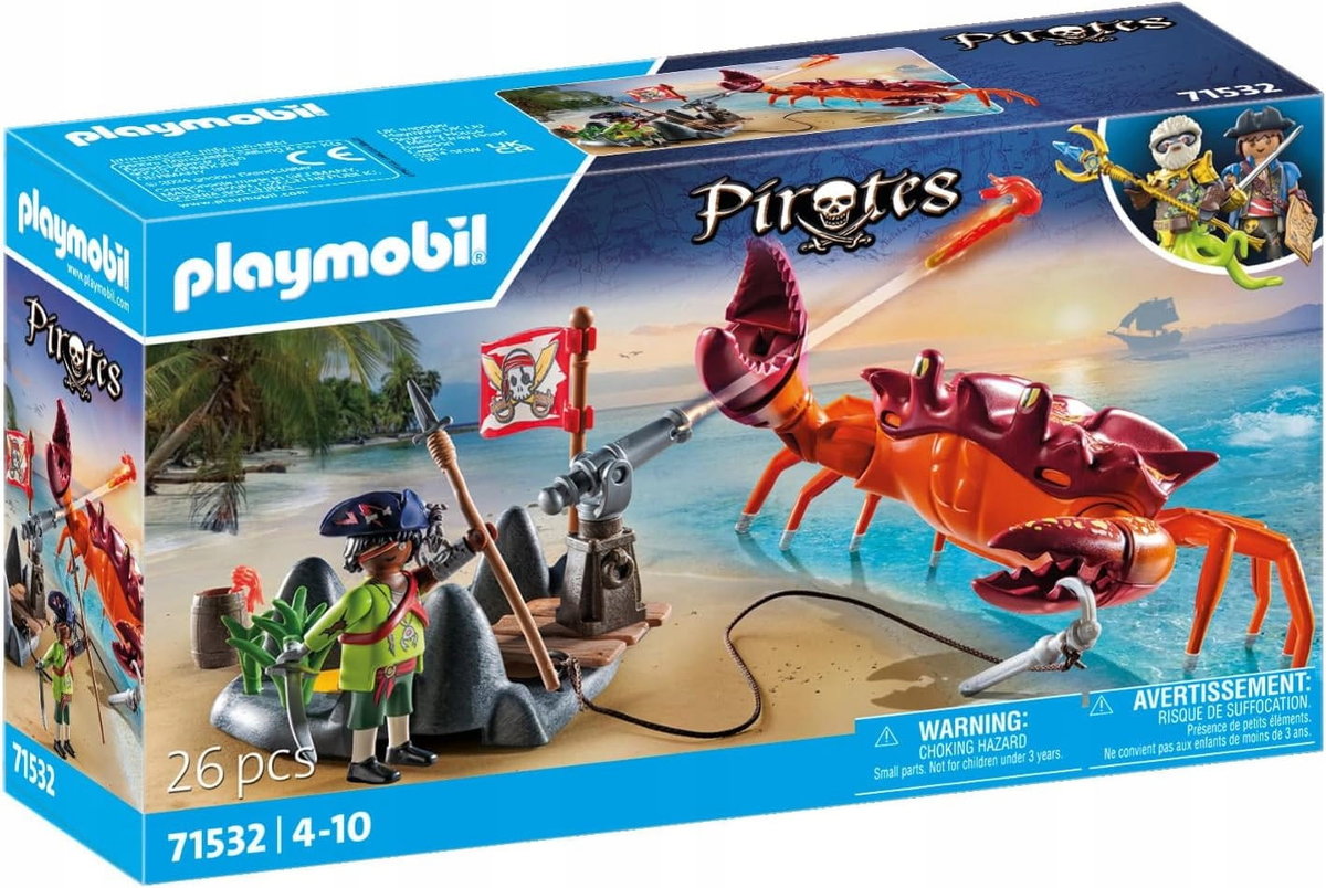 Playmobil Pirates 71532 Walka Z Ogromnym Krabem