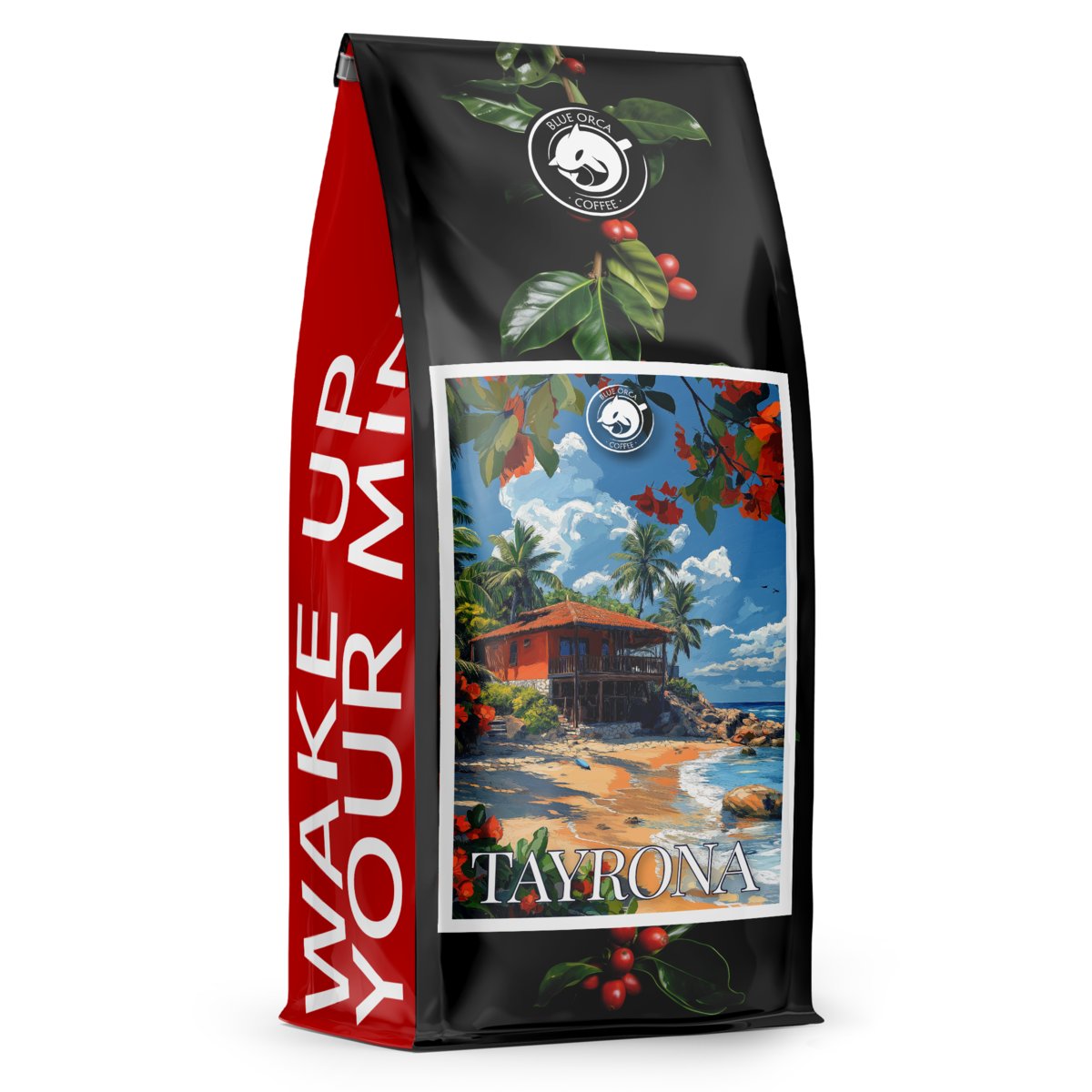 Kawa ziarnista 1kg  - TAYRONA 100% Arabica - ŚWIEŻO PALONA BLUE ORCA COFFEE