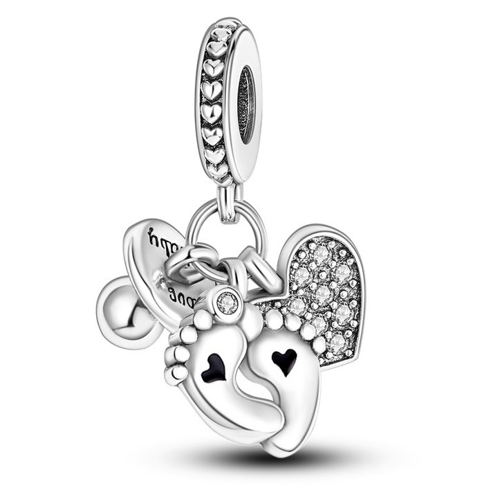 Zawieszka SREBRO 925 Charms koralik do PANDORA Narodziny Dziecka