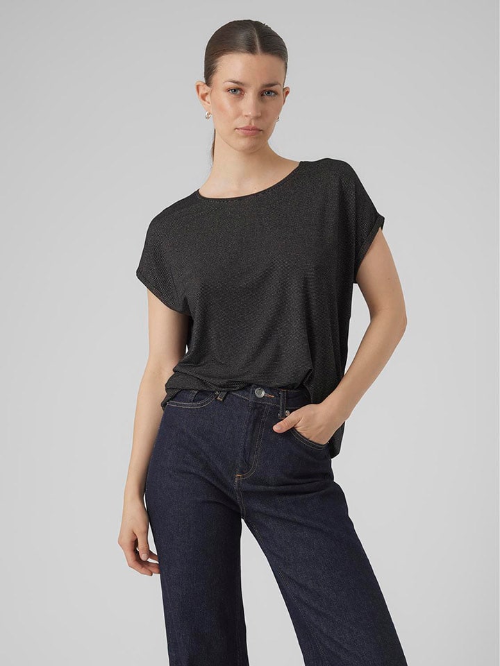 Vero Moda Bluzka w kolorze czarnym