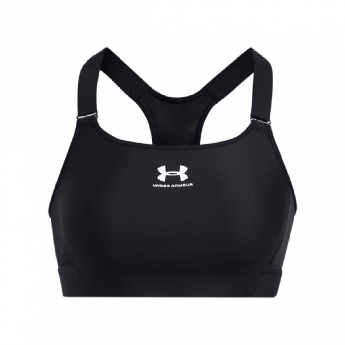 Biustonosz treningowy Under Armour UA HeatGear High - czarny - UNDER ARMOUR
