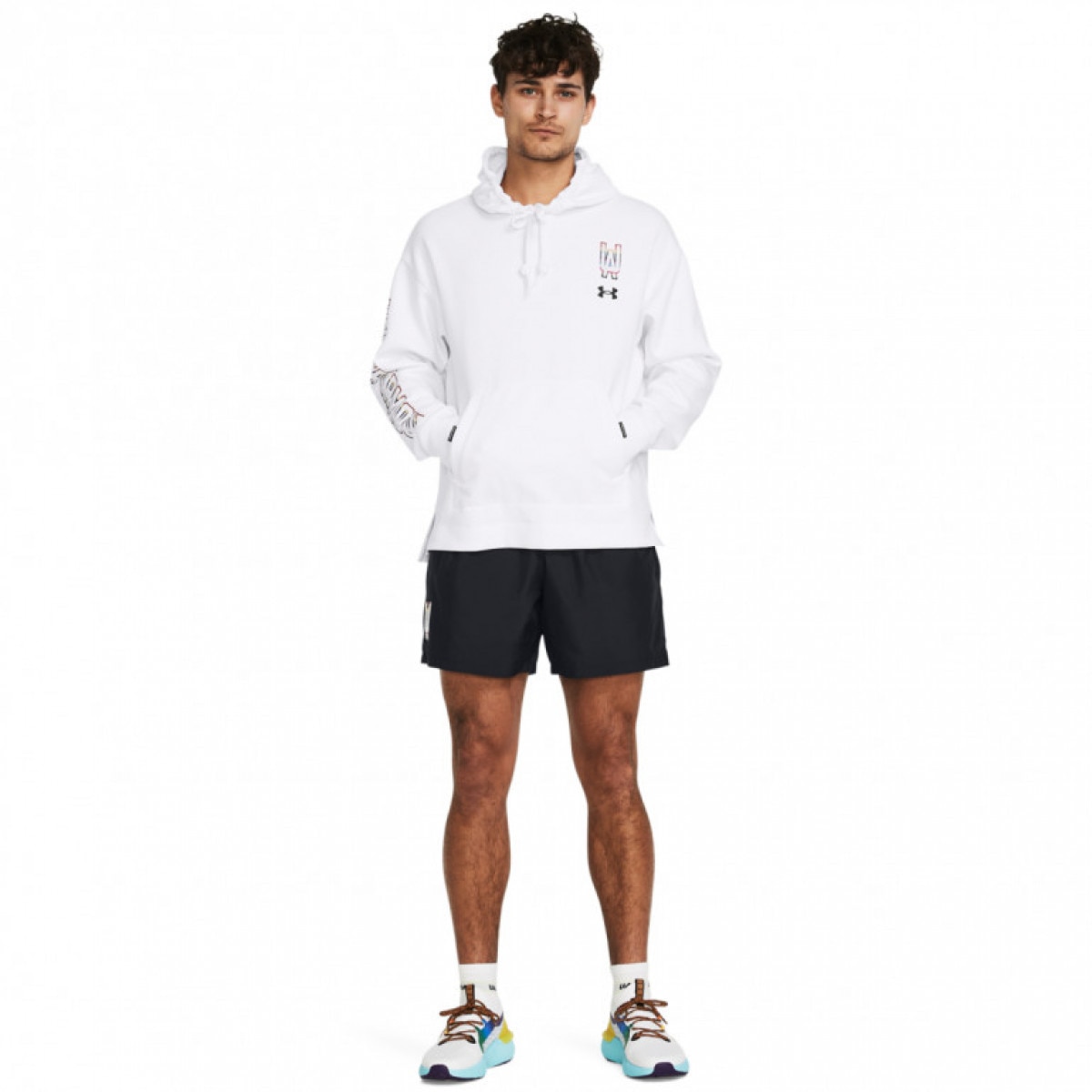 Męskie spodenki treningowe Under Armour UA Icon Volley Pride Sts - czarne - UNDER ARMOUR