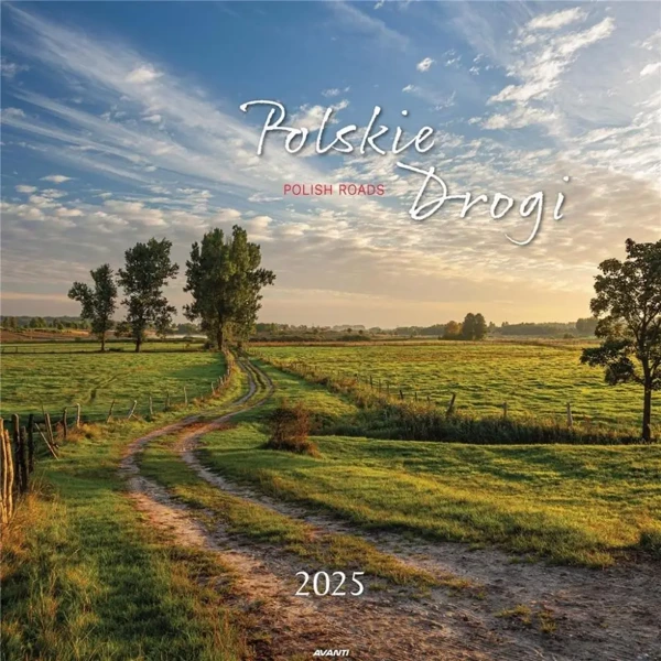 Kalendarz 2025 ścienny Polskie drogi - AVANTI