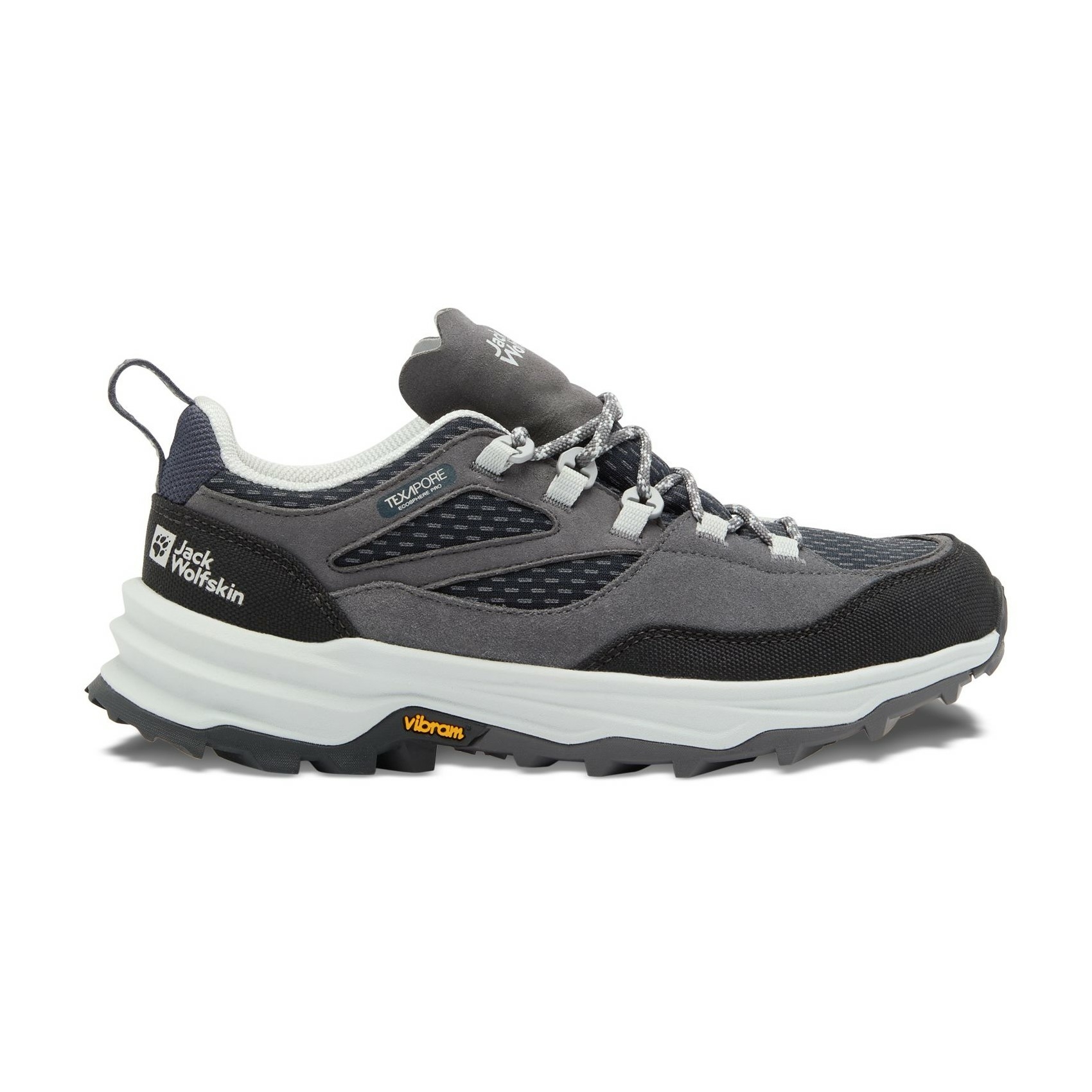 Damskie buty trekkingowe Jack Wolfskin CYROX TEXAPORE LOW W Graphite - 40